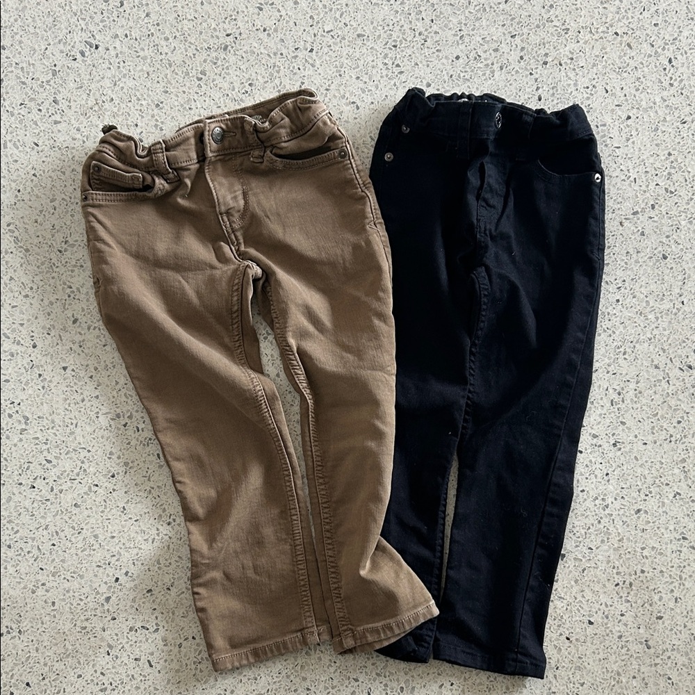 Cat & Jack Kids Brown and Black Jeans